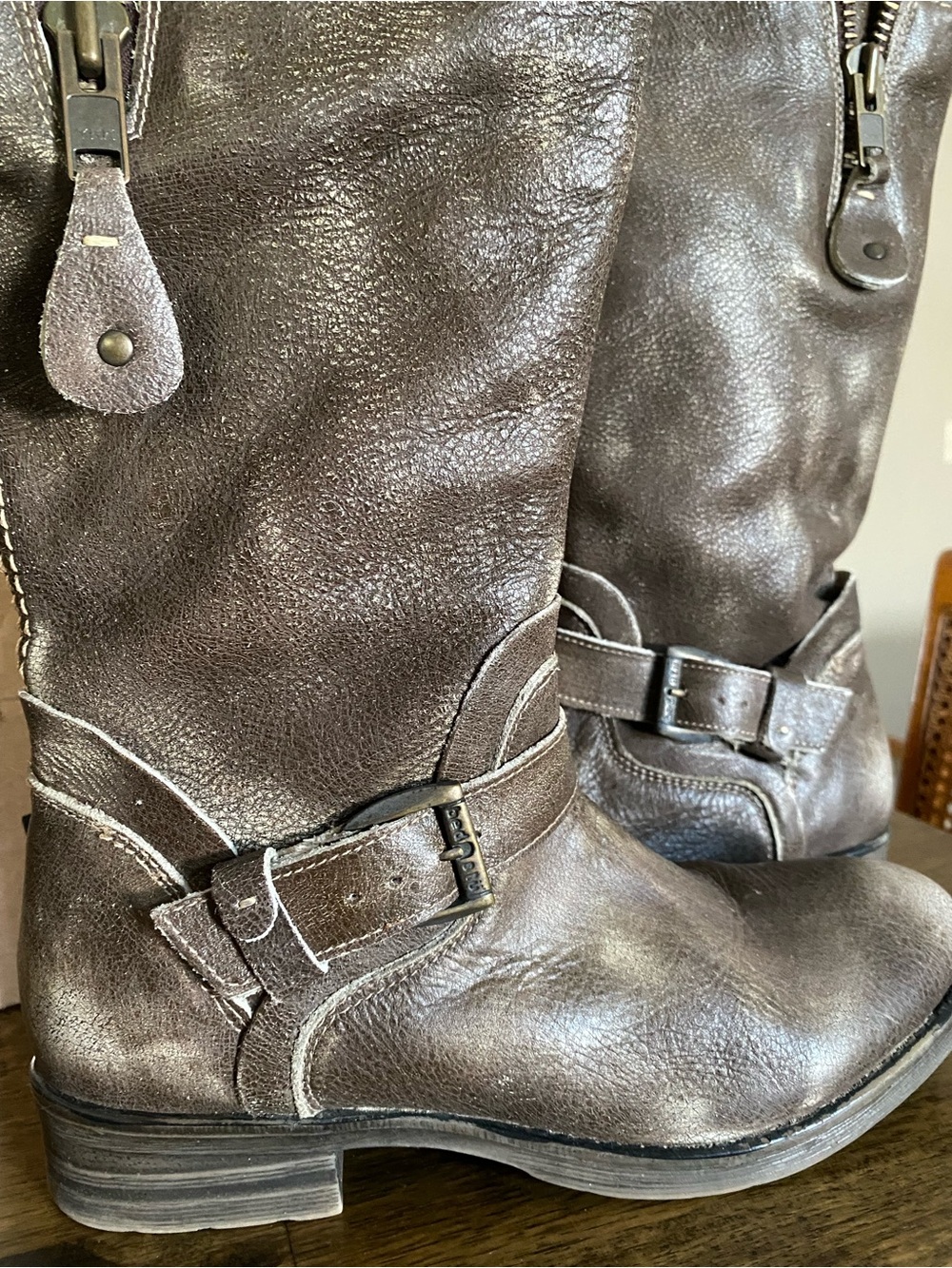 Bed Stu Rustic Distressed Knee Boot size 9 - Picture 3 of 4